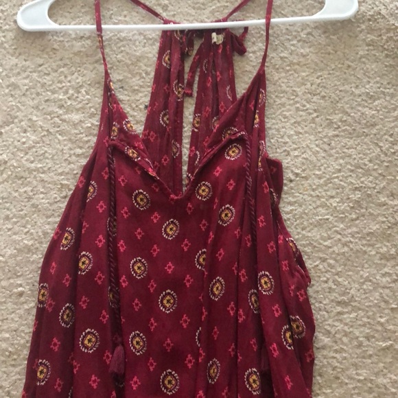 Patterned Flowy Romper - Picture 3 of 4